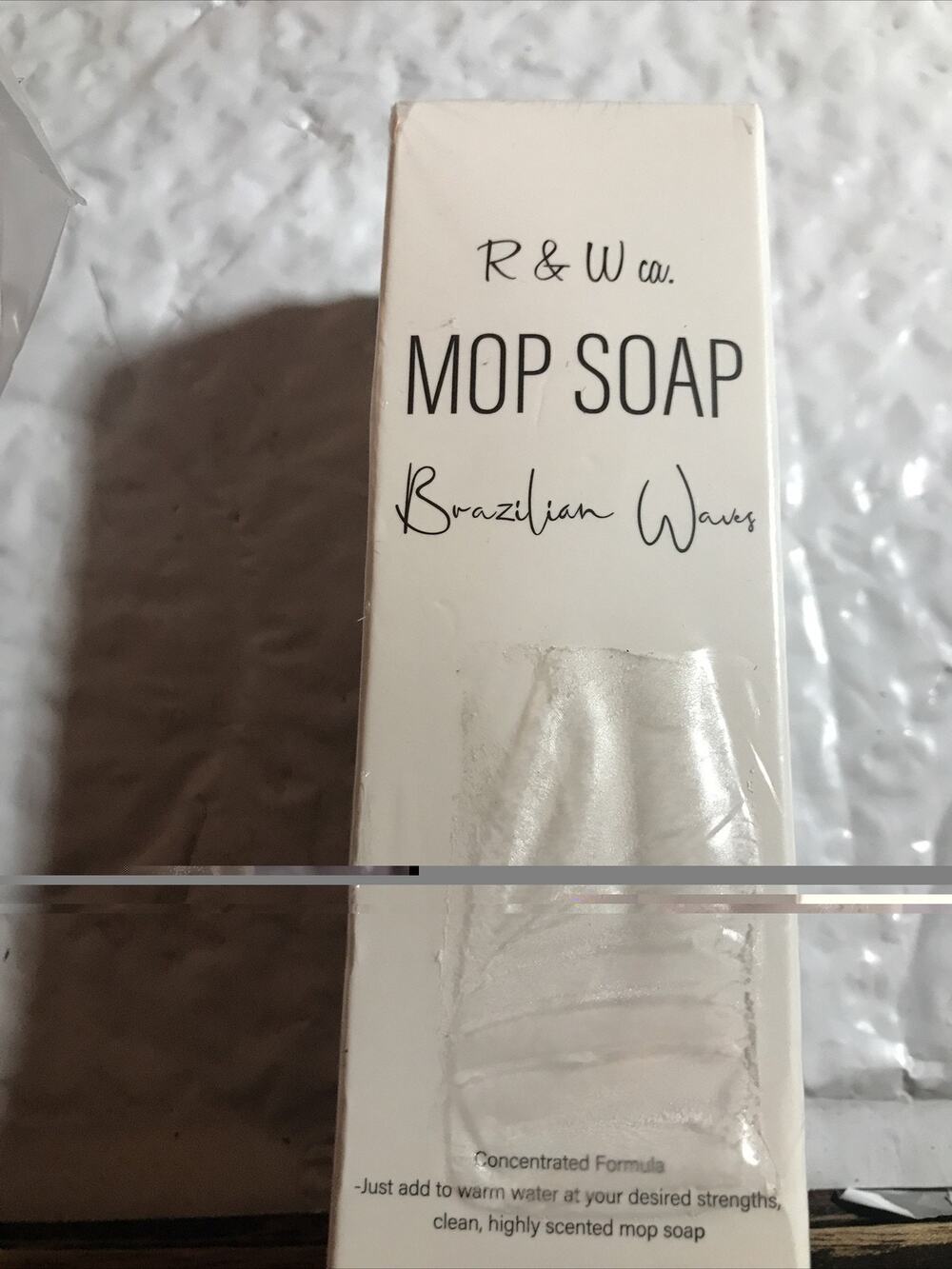 New R&W Co Mop Soap Brazilian Waves Scent 4 Oz Floor Cleaner